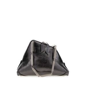 The Attico Women Slate Leather La Scala Handbag
